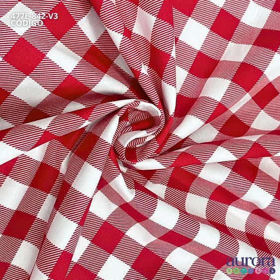 Tricoline Modena 100% Algodão  - Xadrez