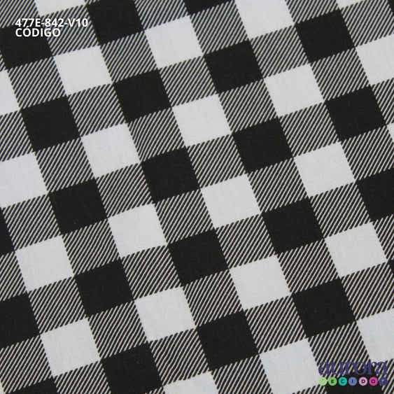 Tricoline Modena 100% Algodão  - Xadrez