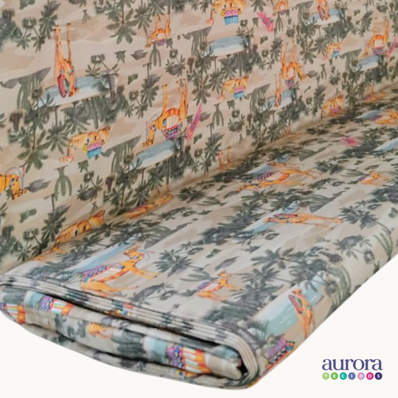 Tricoline Digital 100% Algodão - Coleção Volta ao Mundo - Egito III