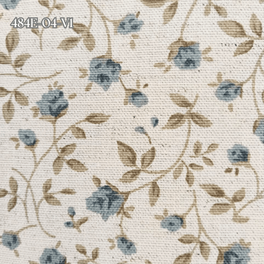 Tecido Linho com Algodão - Coleção Artesanato - Estampa Mini Rosas