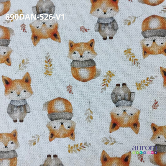 Tecido Flanela Digital -Estampas Animais