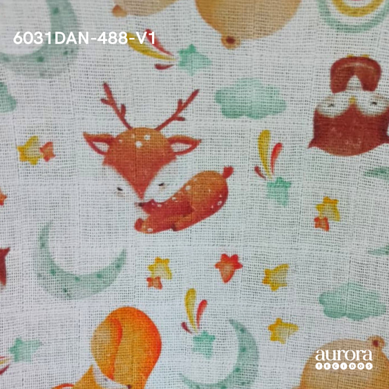 Fraldas Mini Quadriculadas Estampas  Digitais - Coleção Animais