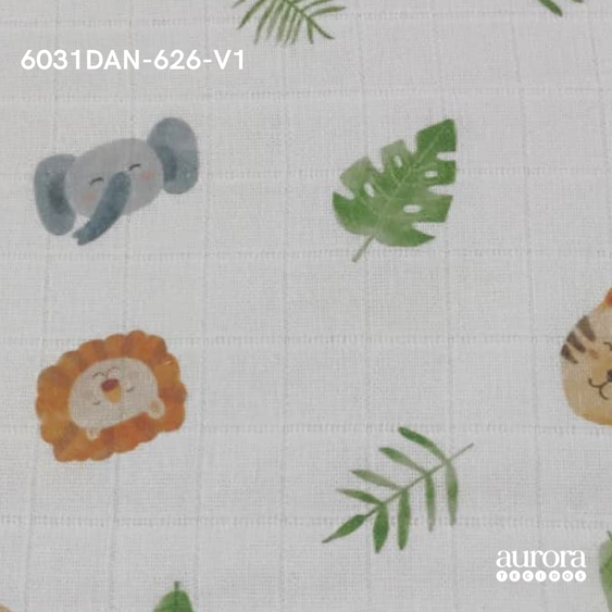 Fraldas Mini Quadriculadas Estampas  Digitais - Coleção Animais