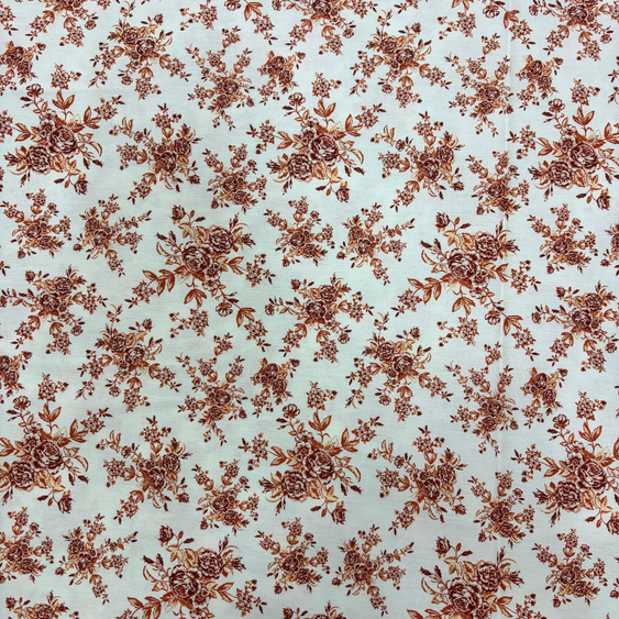 Tricoline Modena 100% Algodão - Bella Cucina - Floral