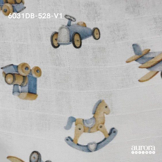 Fraldas Mini Quadriculadas Estampas Digitais - Coleção Brinquedos