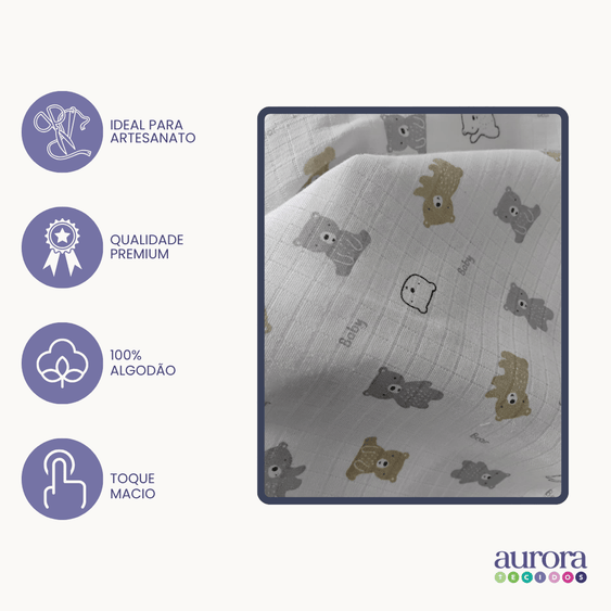 Fraldas Vichy Estreita estampadas