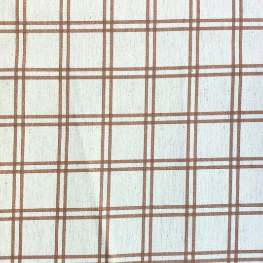 Linho Misto Estampa Duplo Xadrez