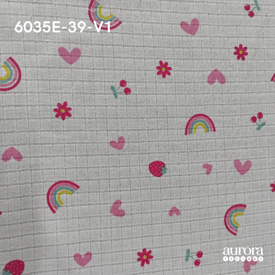 Fraldas Vichy Estreita estampadas