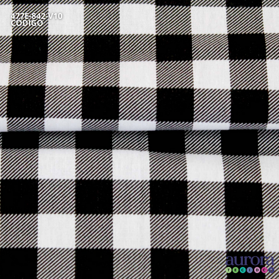 Tricoline Modena 100% Algodão  - Xadrez