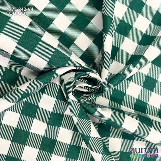 Tricoline Modena 100% Algodão  - Xadrez