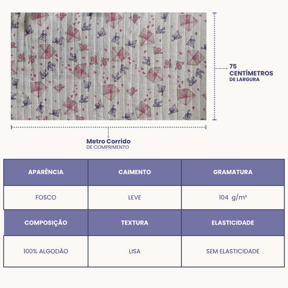 Fraldas Mini Quadriculadas com Variações de  Estampas Aéreas