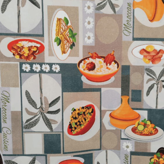 Tricoline Digital 100% Algodão - Coleção Volta ao Mundo - África VII