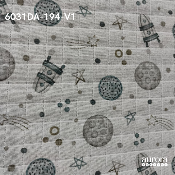 Fraldas Mini Quadriculadas com Variações de  Estampas Aéreas