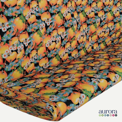 Tricoline Digital 100% Algodão - Coleção Geleia e Mel - Abelhas I