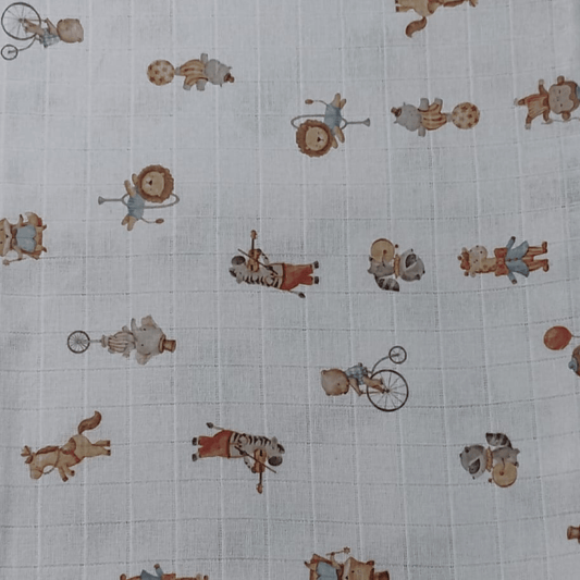 Fraldas Mini Quadriculadas Estampas Digitais - Coleção Brinquedos