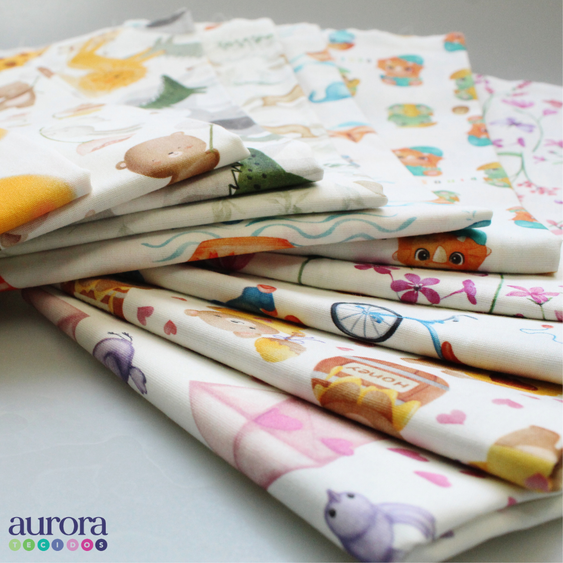 Tricoline Digital 170 fios - Flor e Borboletas