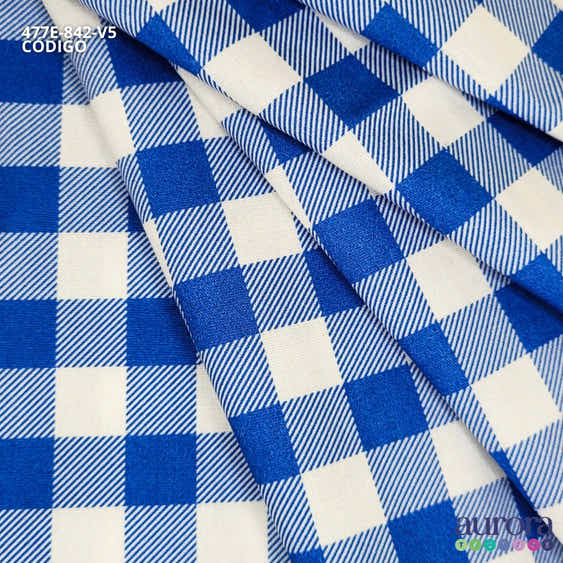 Tricoline Modena 100% Algodão  - Xadrez