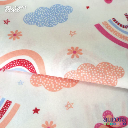 Tricoline Bellagio 170 fios - Arco-íris