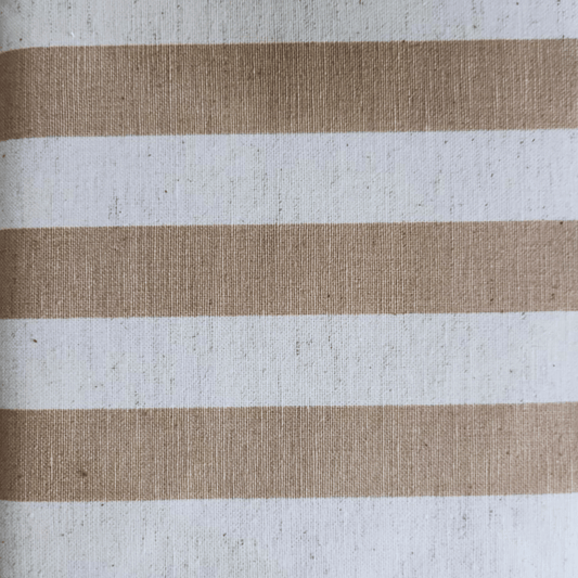 Tecido Linho com Algodão - Coleção Artesanato - Estampa Listras Largas