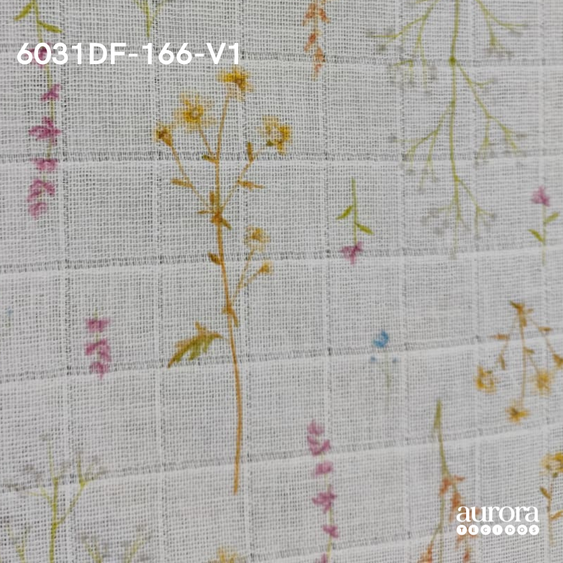 Fraldas Mini Quadriculada Estampas Digitais Floridas