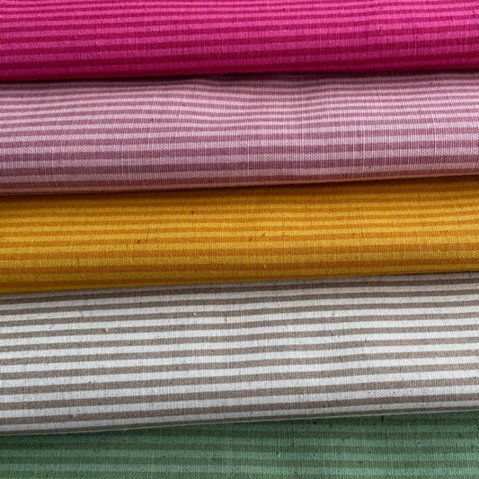 Linho Misto - Estampa Listras Finas