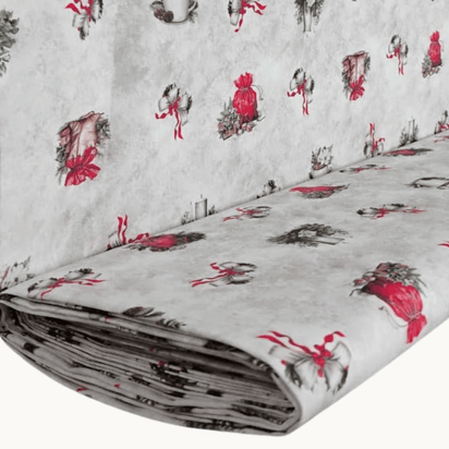 Tricoline Digital 100% Algodão - Coleção Natal - Estampa Encanto Natalino