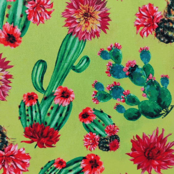 Tricoline Digital 100% Algodão - Coleção Volta ao Mundo - México Floral