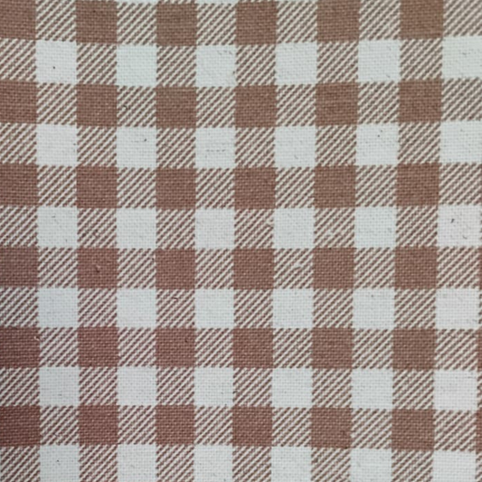 Cotton Linen - Linho com Algodão - Xadrez