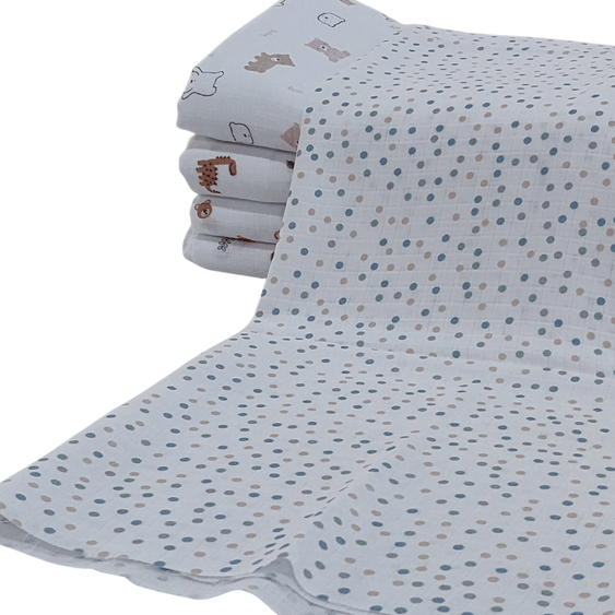 Fraldas Vichy Estreita Estampas Variadas