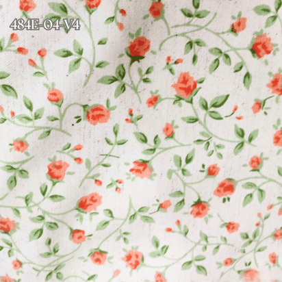 Tecido Linho com Algodão - Coleção Artesanato - Estampa Mini Rosas