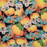 Tricoline Digital 100% Algodão - Coleção Geleia e Mel - Abelhas I