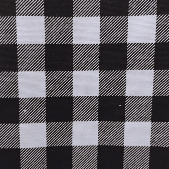 Tecido Linho Misto com Algodão - Estampa Xadrez