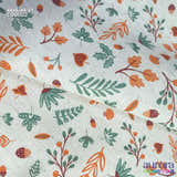 484E - Cotton Linen - Linho com Algodão - Galhos e Folhas