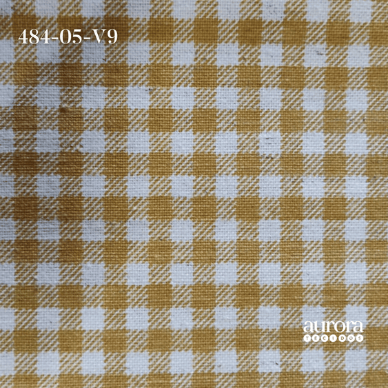 Tecido Linho Misto com Algodão Estampa Xadrez Vichy