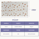 Tecido Flanela Digital  Estampa Flores