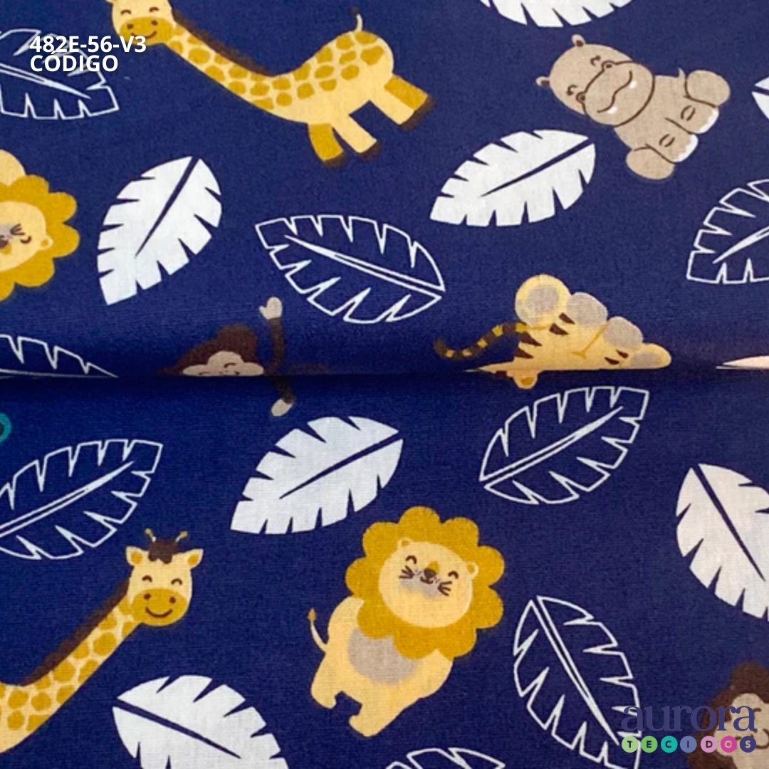 Tricoline Bellagio 170 fios - Safari e Folhas