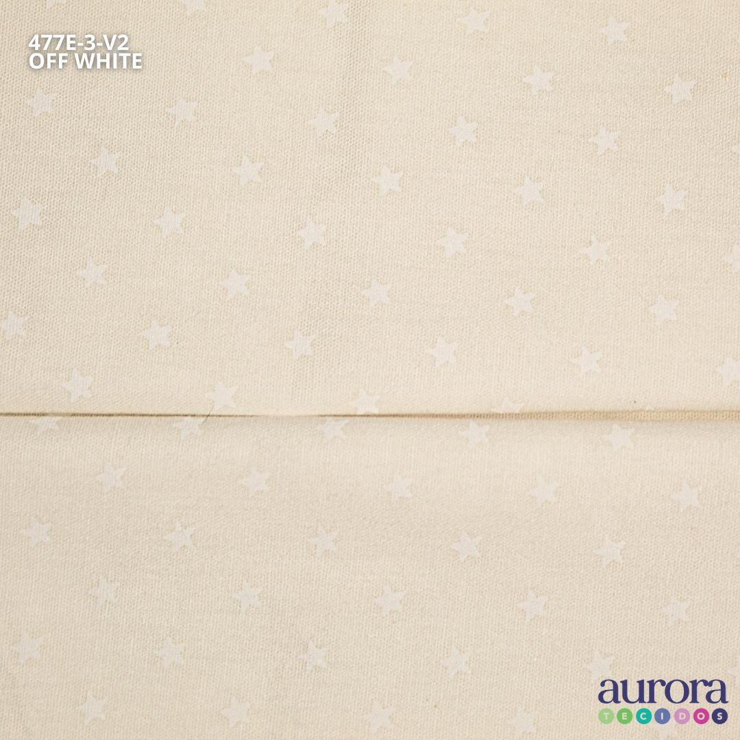 Tricoline Modena 100% Algodão - Estrela