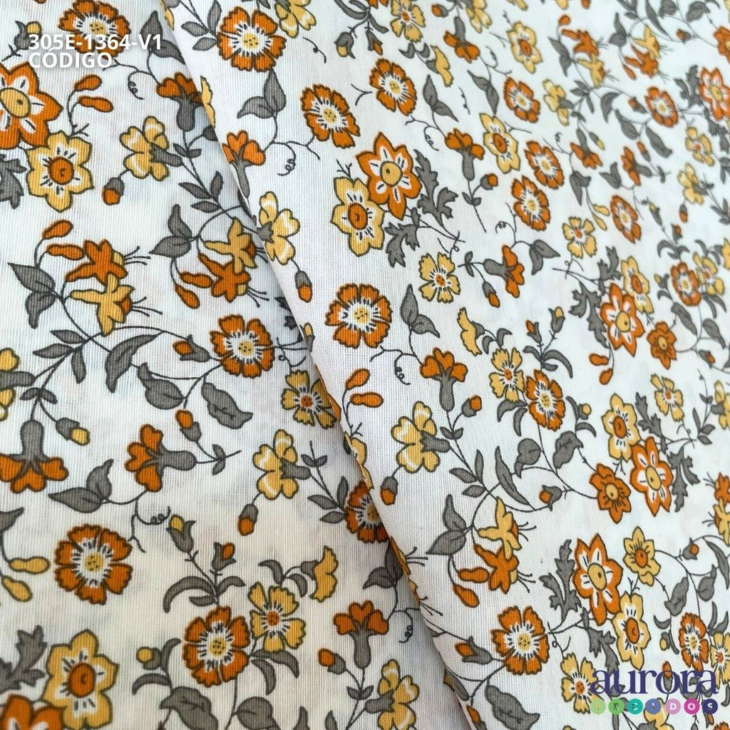 Tricoline Milano - Floral Entardecer