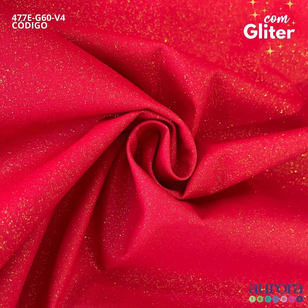 Tricoline Modena 100% Algodão- Liso c/ Gliter Prata