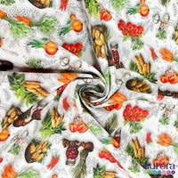 Tricoline Modena 100% Algodão Estampa Folinhas