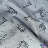 484E - Cotton Linen - Linho com Algodão - Farol e Barco