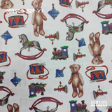 Fraldas Mini Quadriculadas Estampas Digitais - Coleção Brinquedos