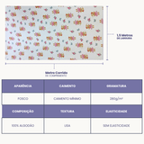 Tecido Flanela Digital -  Estampa Ursos