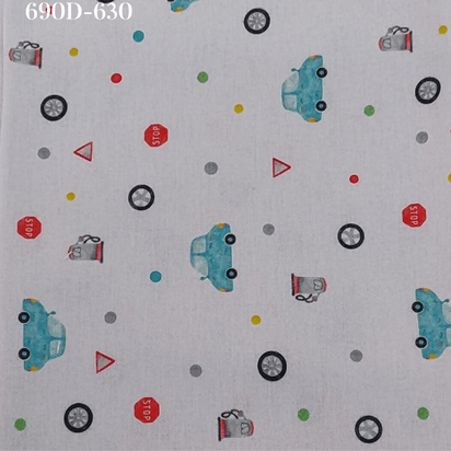 Tecido Flanela Digital - Estampas Brinquedos