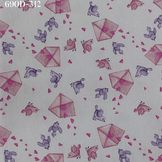 Tecido Flanela Digital - Estampas de Frutas