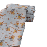 Fraldas Mini Quadriculadas Estampas  Digitais - Coleção Animais