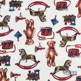 Tecido Flanela Digital - Estampas Brinquedos