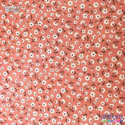 Cotton Linen - Linho com Algodão - Floral Camponesa
