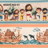 Tricoline Digital 100% Algodão - Coleção Tenha Fé