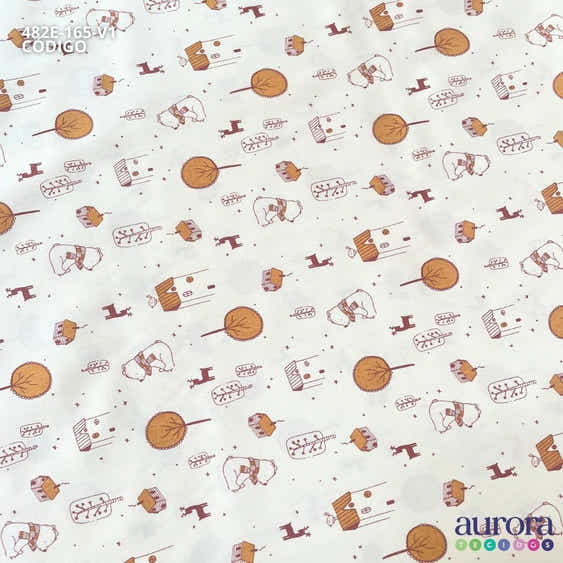 Tricoline Bellagio 170 fios - Urso Entardecer
